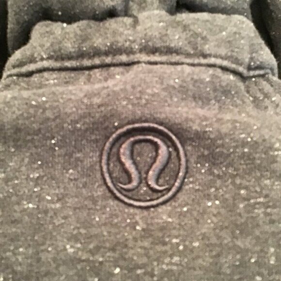 Lululemon Cuddle Up Jacket Heathered Black / Black Sparkle Size 6 - Picture 10 of 14